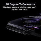 Flat Charger Cable with Stand